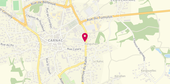 Plan de Carnac Cote Bio, 4 Bis avenue du Rahic, 56340 Carnac