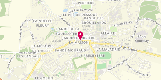Plan de Dominique Habibi Fromagerie Cremeri, 1 Rue de Vannes, 56350 Allaire