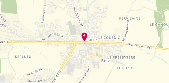 Plan de La Belz Fromagerie, 42 Rue du General de Gaulle, 56550 Belz
