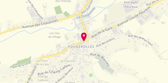 Plan de Les Délices de Charlottine, 3 Rue du Bas de Laval, 70220 Fougerolles-Saint-Valbert