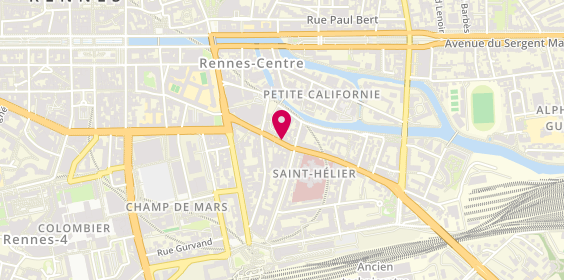 Plan de Fromagerie Saint Helier, 19 Rue Saint-Hélier, 35000 Rennes