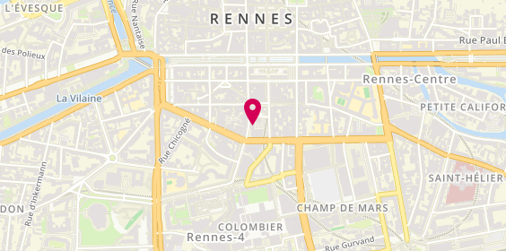 Plan de Fromagerie Gauthier, la Criée Marché Central place Honoré Commeurec, 35000 Rennes