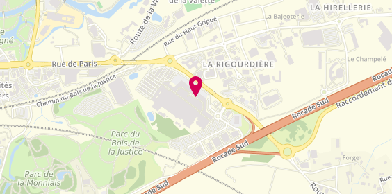 Plan de La Belle Fromagerie, Carrefour Rennes Cesson, Zone d'Activité
La Rigourdière, 35510 Cesson-Sévigné