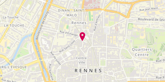 Plan de La Fauveliere Rennes, Halles Centrales, 35000 Rennes