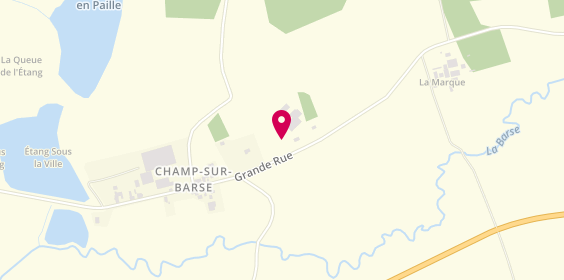 Plan de Fromagerie de Champ sur Barse, 5 Rue Grande Rue, 10140 Champ-sur-Barse