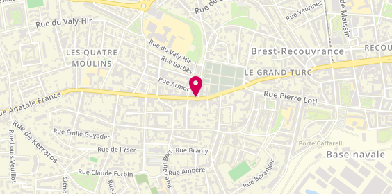 Plan de Laiterie Brestoise, 240 Rue Anatole France, 29200 Brest