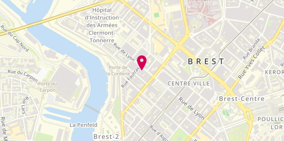 Plan de L'Escale Fromagère, 46 Rue de Lyon, 29200 Brest