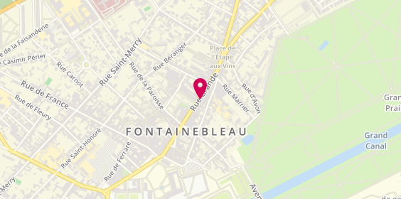 Plan de Fromagerie Barthélémy, 92 Rue Grande, 77300 Fontainebleau