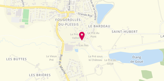 Plan de Societe Fromagere de Fougerolles, 2 Rue de la Filature, 53190 Fougerolles-du-Plessis