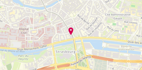 Plan de BOTTEGA RENZINI Norcinarte STRASBOURG, 38 Rue de la 1ère Armée, 67000 Strasbourg