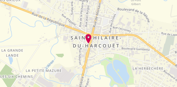 Plan de Le Bec à Fromage, 18 Rue Waldeck Rousseau, 50600 Saint-Hilaire-du-Harcouët