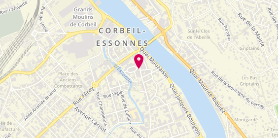 Plan de Rapid Market, 24 Rue Saint-Spire, 91100 Corbeil-Essonnes