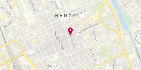 Plan de Naturalia, 37 Rue Saint-Georges, 54000 Nancy