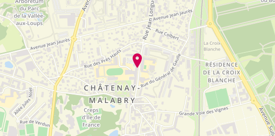 Plan de Aux multi délices, 72 Rue Jean Longuet, 92290 Châtenay-Malabry