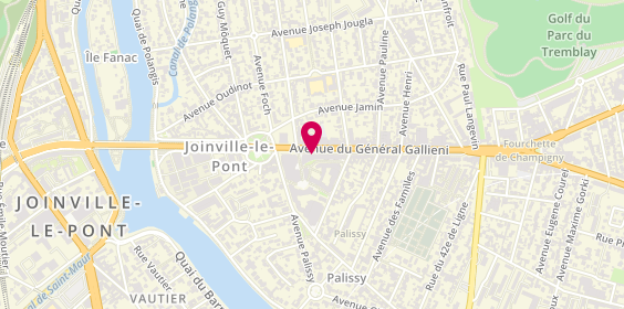 Plan de Les Saveurs de Mohanne, 12 avenue du Général Gallieni, 94340 Joinville-le-Pont