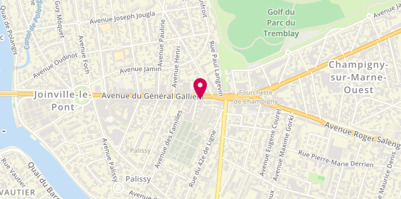 Plan de Word Food, 58 General Galliéni, 94340 Joinville-le-Pont