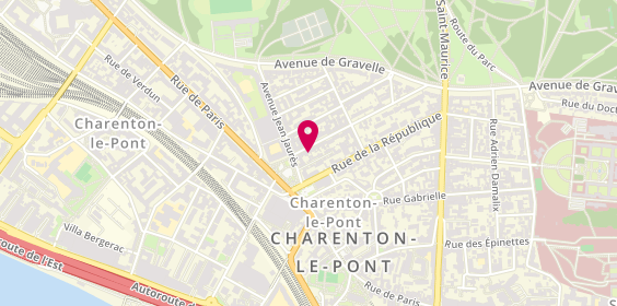 Plan de La Ferme, 6 Rue du Général Leclerc, 94220 Charenton-le-Pont
