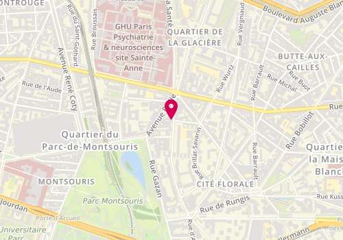 Plan de La Boutique Gourmande, 14 Rue de l'Amiral Mouchez, 75014 Paris