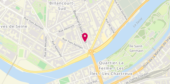 Plan de Ahi, 274 Boulevard Jean Jaurès, 92100 Boulogne-Billancourt