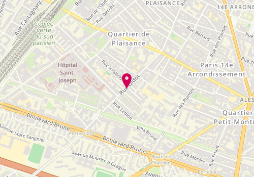 Plan de Fromages et cetera, 97 Rue Didot, 75014 Paris