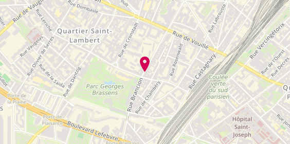 Plan de Au Petit Fromager, 69 Rue Brancion, 75015 Paris