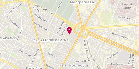Plan de Fromagerie Androuet - Daguerre, 13 Rue Daguerre, 75014 Paris