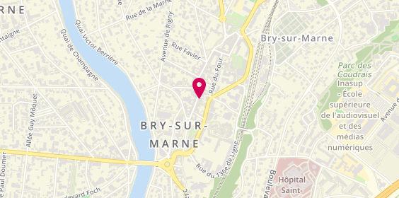 Plan de La Fromagerie, 26 grande Rue Charles de Gaulle, 94360 Bry-sur-Marne
