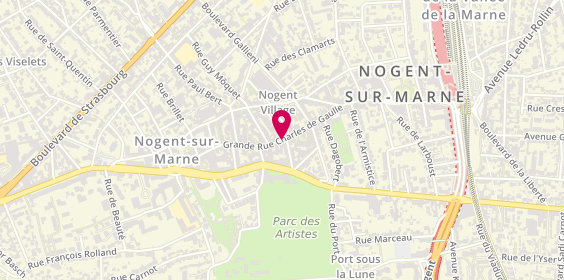 Plan de Monsieur Fromage, 126 grande Rue Charles de Gaulle, 94130 Nogent-sur-Marne