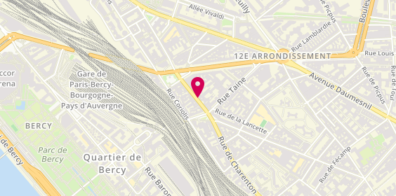Plan de Fromageries Lefebvre Fromageries de Pari, 229 Rue de Charenton, 75012 Paris