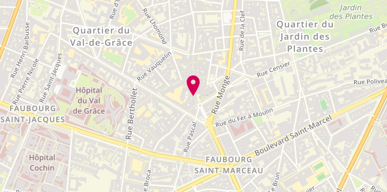 Plan de Fromagerie Androuet, 134 Rue Mouffetard, 75005 Paris