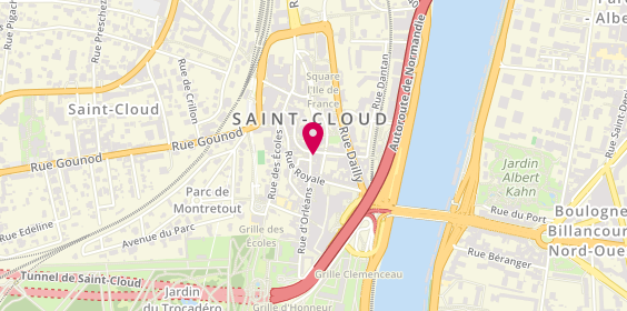 Plan de Le Hâloir, 16 Rue de l'Église, 92210 Saint-Cloud