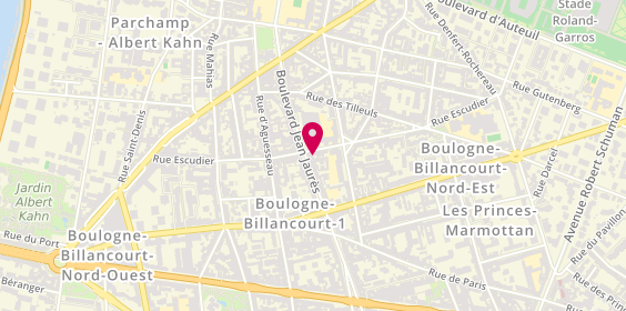 Plan de Fromagerie Escudier, 44 Rue Escudier, 92100 Boulogne-Billancourt
