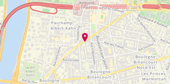 Plan de Les Planches, 79 Bis avenue Jean Baptiste Clement, 92100 Boulogne-Billancourt