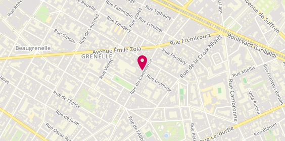 Plan de Thomas Artisan Fromager, 66 Rue du Commerce, 75015 Paris