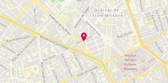 Plan de La mélodie des Fromages, 4 Rue Bellart, 75015 Paris