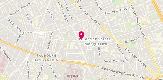 Plan de L'Univers du Fromage, 16 Rue Chanzy, 75011 Paris