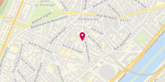 Plan de Campisi, Angle Rue de Boulanvilliers
1 Rue des Bauches, 75016 Paris