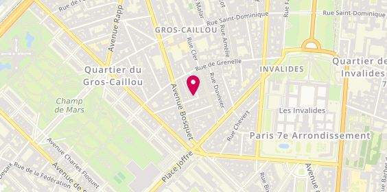 Plan de Fromager Marie-Anne Cantin, 12 Rue du Champ de Mars, 75007 Paris