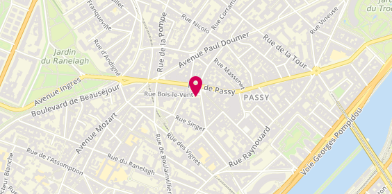 Plan de Fromagerie Androuët - Passy, 1 Rue Bois le Vent, 75016 Paris