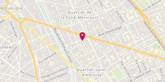 Plan de Fromagerie Oberkampf Chez l'Auvergnat, 60 Rue Oberkampf, 75011 Paris