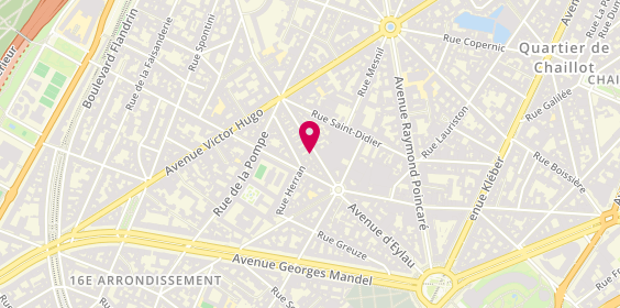 Plan de Fromagerie Androuet - Belles Feuilles, 17 Rue des Belles Feuilles, 75116 Paris