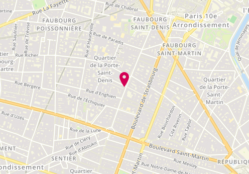 Plan de T.C Petites Ecuries, 61Bis Rue du Fbg Saint Denis, 75010 Paris