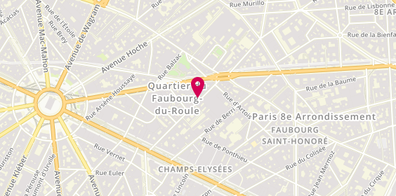 Plan de Depan Market, 37 Rue Washington, 75008 Paris