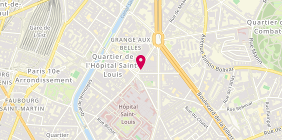 Plan de Calipo, 22 Rue Grange Aux Belles, 75010 Paris