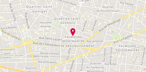 Plan de Fromagerie Chataigner, 3 rue des Martyrs, 75009 Paris