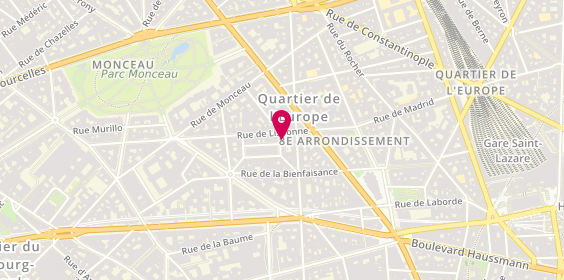 Plan de Crèmerie Delacour, 8 Rue Corvetto, 75008 Paris