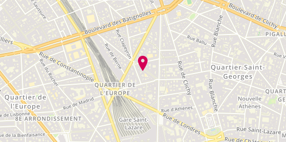 Plan de Les 5 Gourmands, 9 Rue de Moscou, 75008 Paris