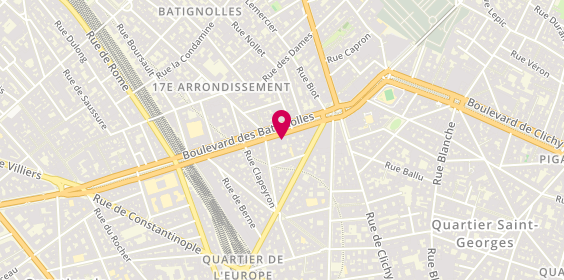 Plan de Naturalia France, 21 Boulevard des Batignolles, 75008 Paris