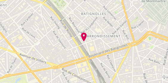 Plan de Les épiciers Modernes, 21 Rue Boursault, 75017 Paris