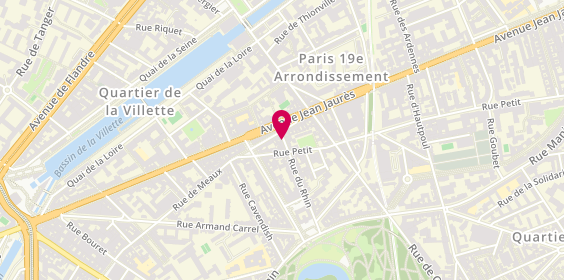 Plan de LOU BIARNES fromagerie charcuterie, 2 Rue du Rhin, 75019 Paris